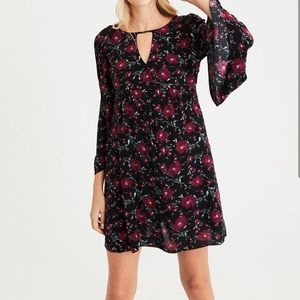 AE Floral Bell Sleeve Dress